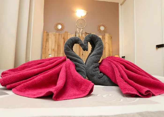 Les Bulles Medievales - Appartement Dedie Au Bien Etre Avec Spa - Netflix Et Wifi - Climatisation